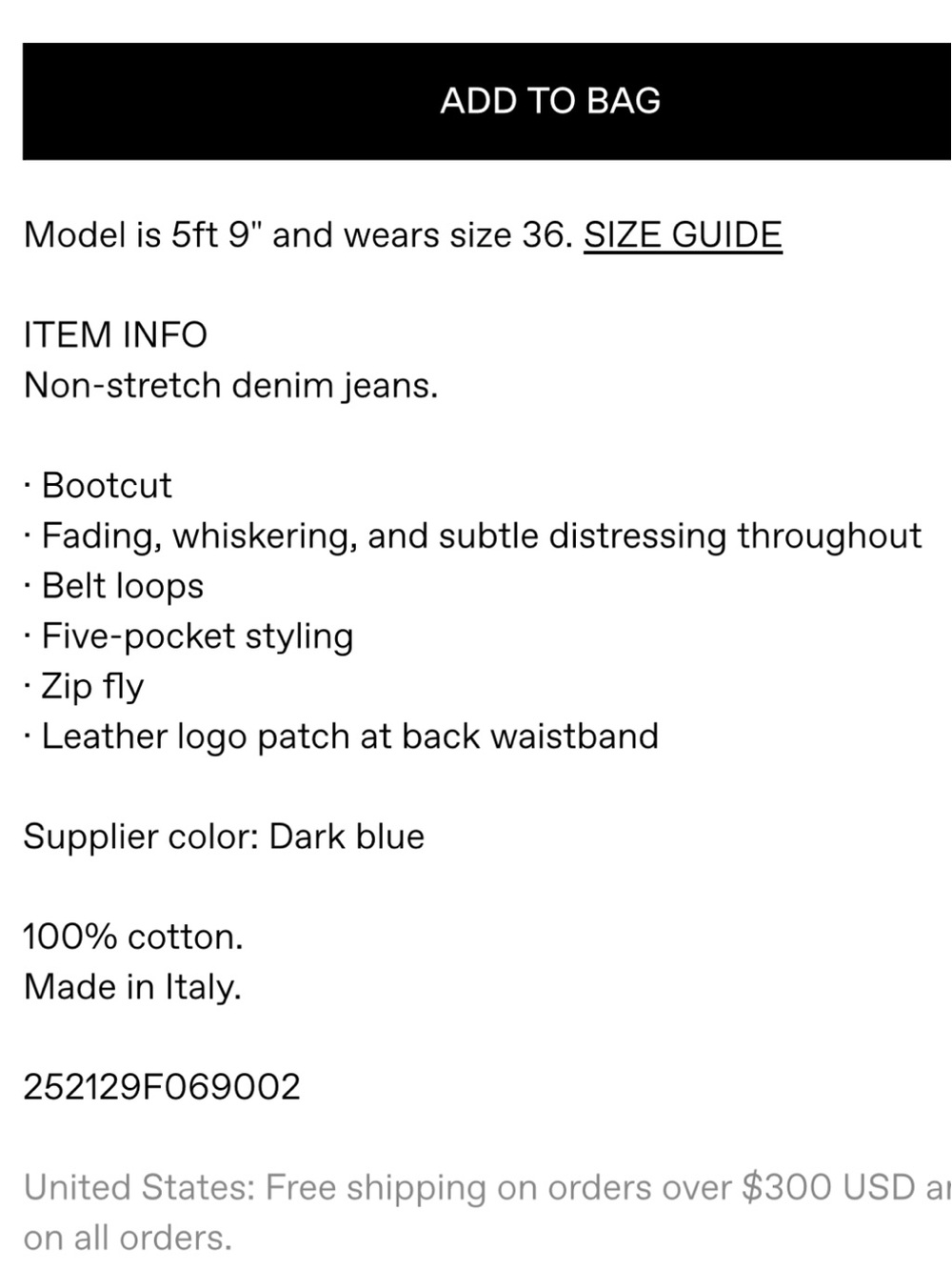 Authentic NWOT Acne Studios 2024 U Rocka. Size 42. - Picture 7 of 15